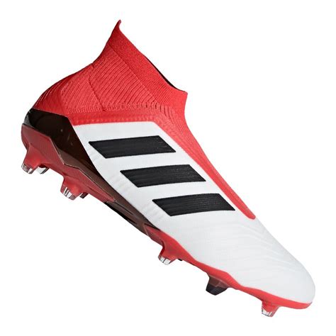 adidas fussballschuhe predator 18.2 fg weiß rot schwarz 43|adidas Predator 18.2 FG .